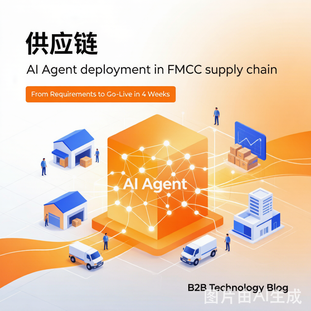 快消供应链 AI Agent 本地化部署 4 周上线流程图——从需求评审到正式上线